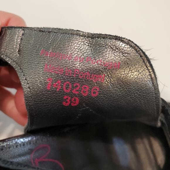 Chanii B 39 Heels Honey Black Platinum open toe sandal Strappy Military Silver - Picture 9 of 16